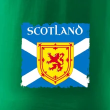 Škótska vlajka s erbom leva