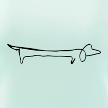 Jazvečík - kreslený