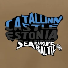 Mapy - názvy miest - Estónsko