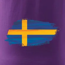 Švédska vlajka kreslená