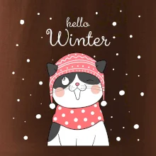 Mačka v čiapke s vystrčeným jazykom