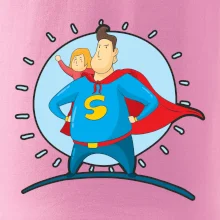 Táta superman - dievča