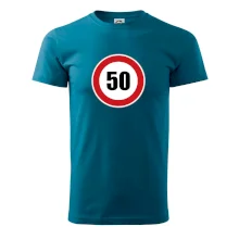 Dopravná značka - obmedzenie rýchlosti 50 Dopravná značka - obmedzenie rýchlosti 50