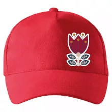 Folklór na prsníku kvetina štvorlistá