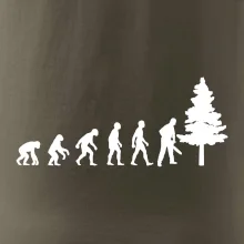 Evolúcia drevorubač - píla a strom