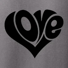 Love nápis jednoduchý