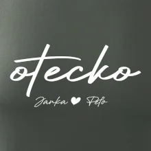 Otecko - tričko s menami deti Otecko - tričko s menami deti