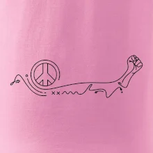 Päsť a symbol mieru