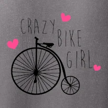 Crazy bike girl