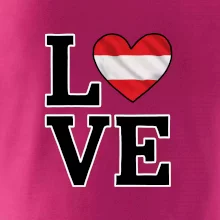 Love Rakúska vlajka