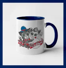 Mačky v objatí (Pecka design)