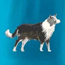 Border kólia kreslená