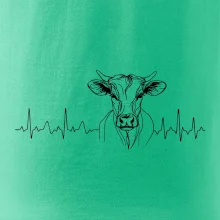 EKG krivka krava EKG krivka krava