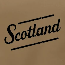 Scotland Vintage nápis Scotland Vintage nápis