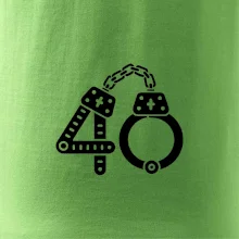 Narodeninové tričko pre policajta - putá 40