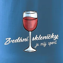 Zdvíhanie pohára je môj šport