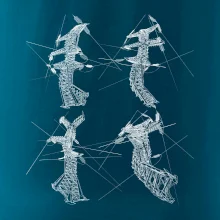 Skrútený stožiar vysokého vedenia