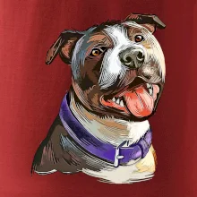 Americký stafordšírsky teriér kreslený