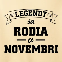 Legendy sa rodia v novembri