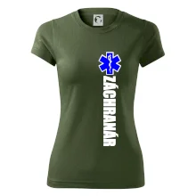 Nápis Záchranár + hviezda