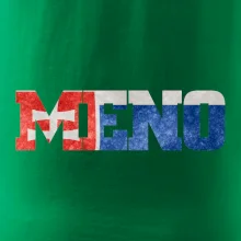 Slovenská vlajka - Váš nápis