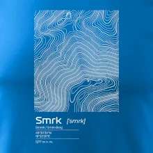 Smrk - vrstevnice v obdĺžniku