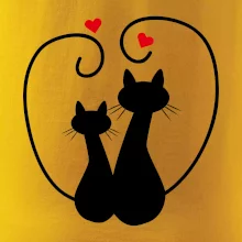 Mačky - Zamilovaný pár Mačky - Zamilovaný pár