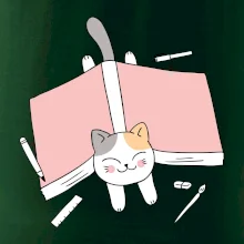 Učenie na štátnice mačka Učenie na štátnice mačka