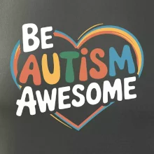 Be autism awesome srdce Be autism awesome srdce