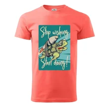 Stop wishing start doing korytnačka