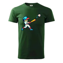 Baseballový hráč pixel art