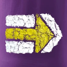 Párová turistická značka žlutá