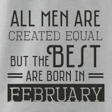 All men are created equal february All men are created equal february