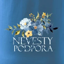 Nevesty podpora kvety modré