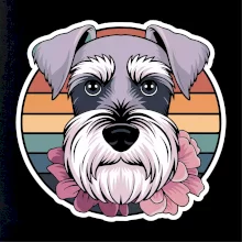 Bradáč - sučka a kvety