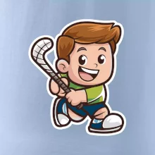 Ikona pozemný hokej chlapec