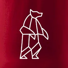 Geometria ľadový medveď stojaci