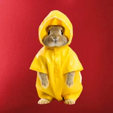 Králik v pláštenke