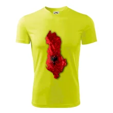 Mapa Albánsko reliéf hôr