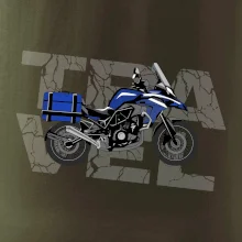 Cestovná enduro modrá