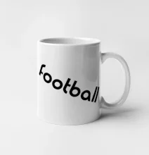 FOOTBALL nápis šikmo FOOTBALL nápis šikmo