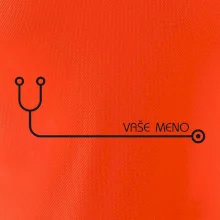 Doktor a sestrička - stetoskop s menom