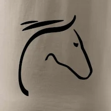 Kôň - hlava silueta Kôň - hlava silueta