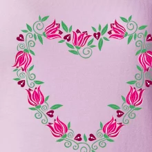 Červené tulipánové srdiečko (Pecka design) Červené tulipánové srdiečko (Pecka design)