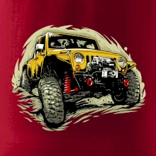 Žltý offroad s navijakom