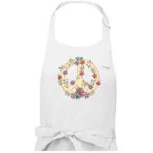 Peace symbol pieskový