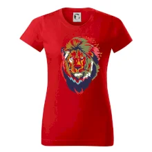 Hlava leva kreslená jednoduchá