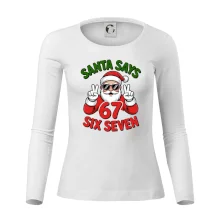 Santa says 67