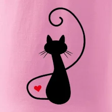 Zamilovaná mačka spredu