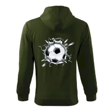 Futbalová lopta v triku Futbalová lopta v triku